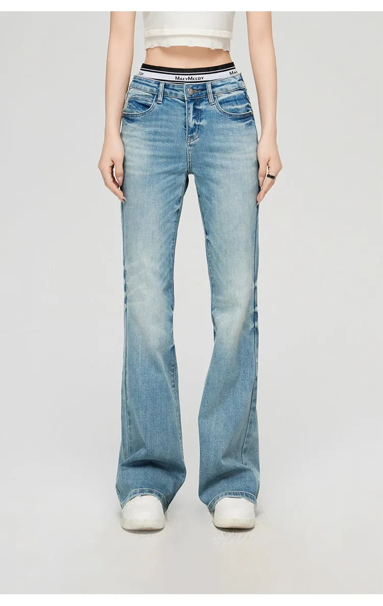 2-in-1 Flared Jeans