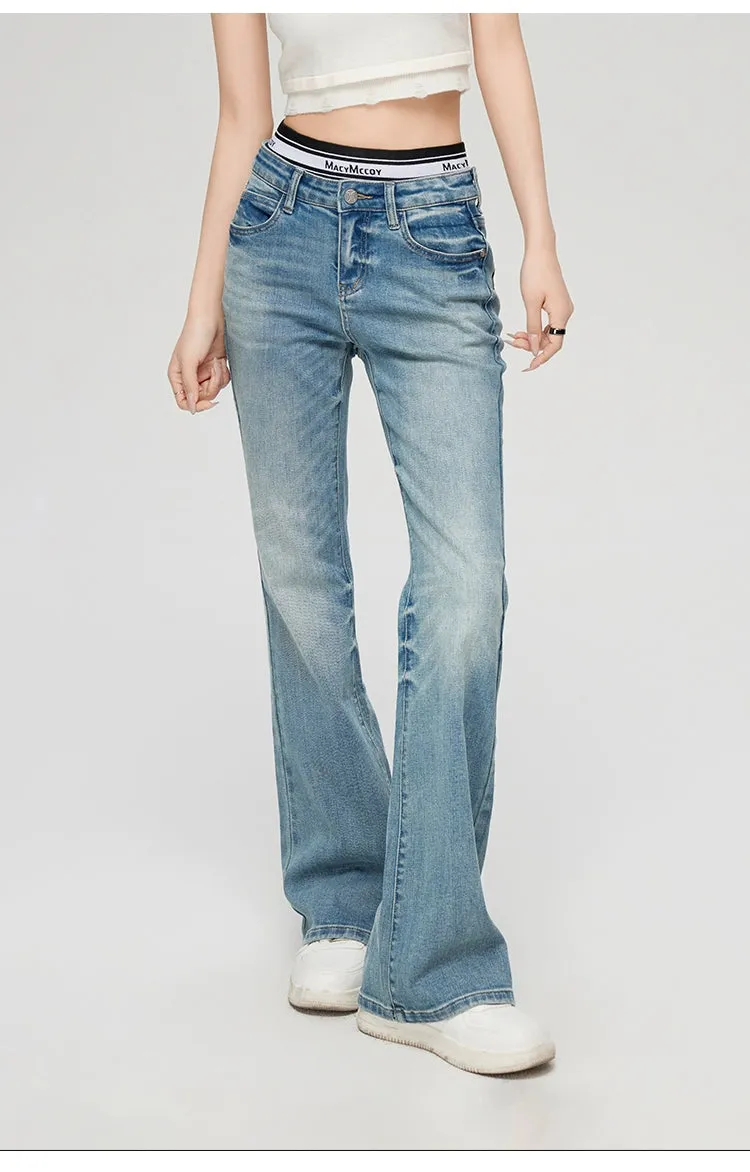 2-in-1 Flared Jeans