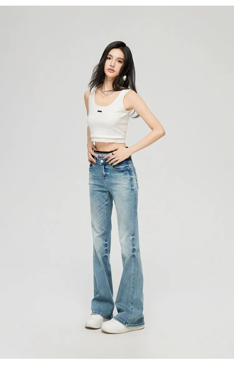 2-in-1 Flared Jeans