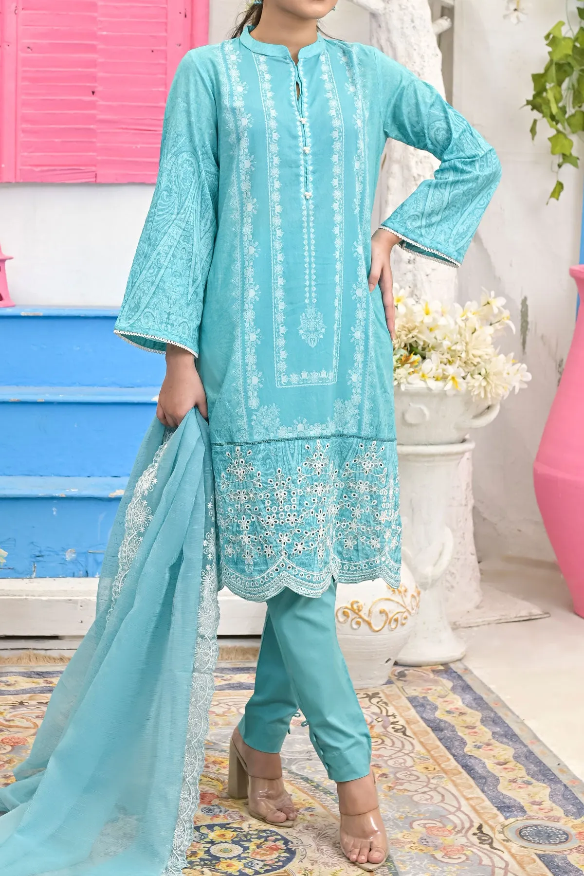 3 PIECE DIGITAL PRINT LAWN| DPC-245