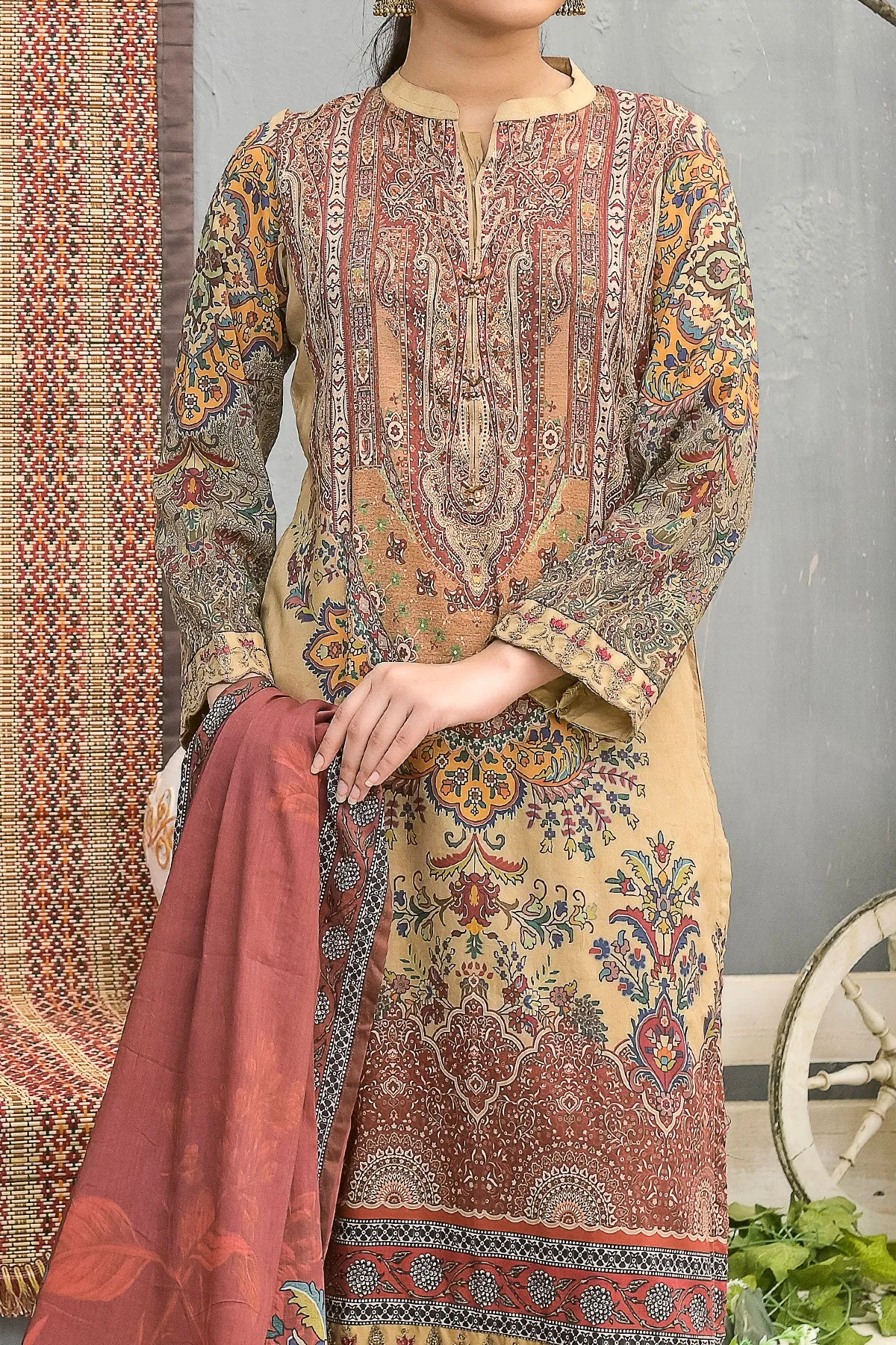 3 PIECE DIGITAL PRINT LAWN| DPC-264