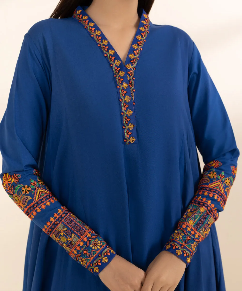 3 Piece - Embroidered Arabic Lawn Suit