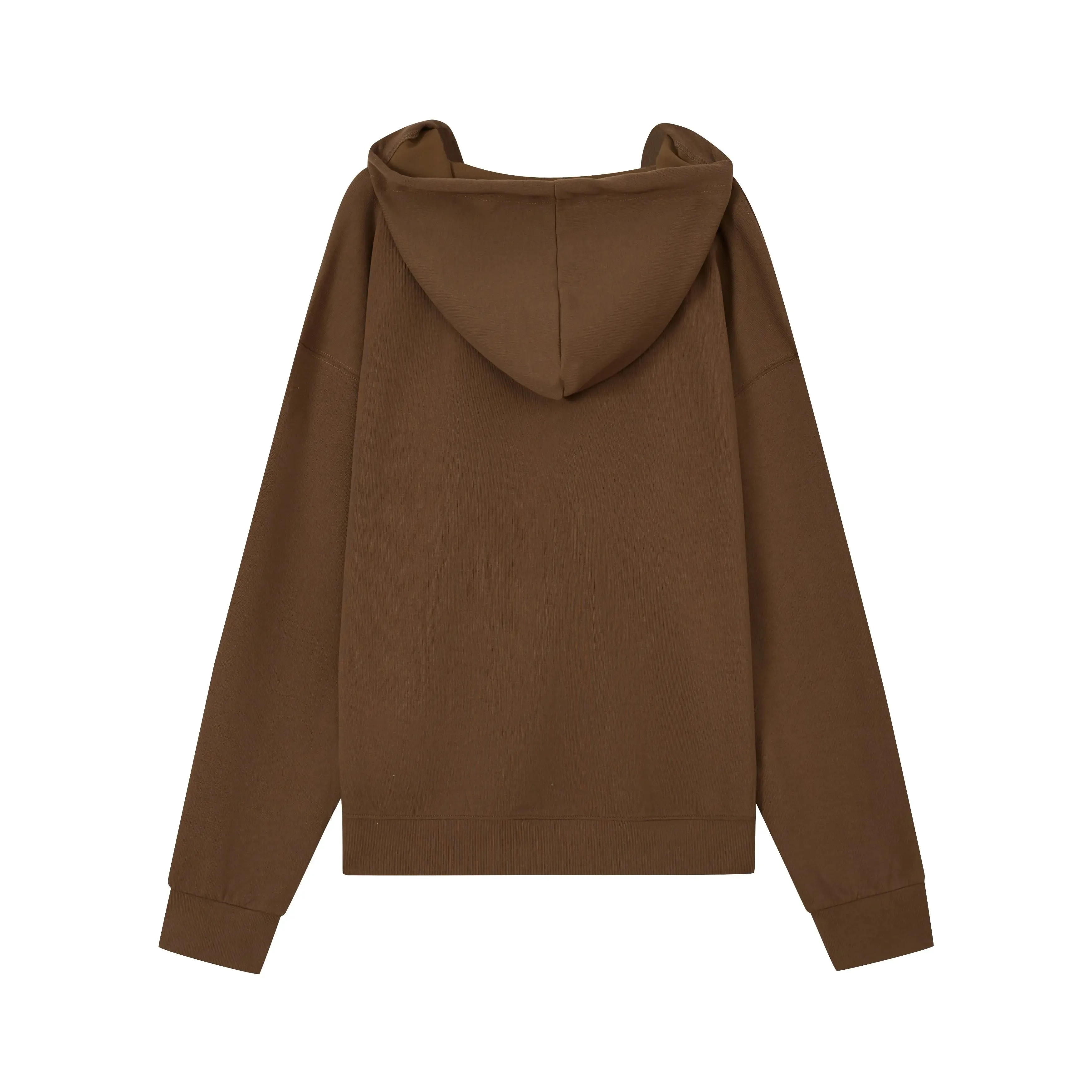 8807 Layered Hoodie Top