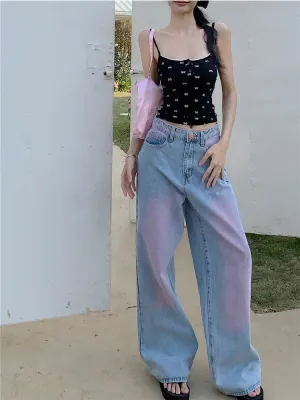 American Retro Loose Wide Leg Jeans