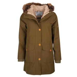 Barbour Foxton Ladies Waterproof Jacket - Nori Green/Dusky Green