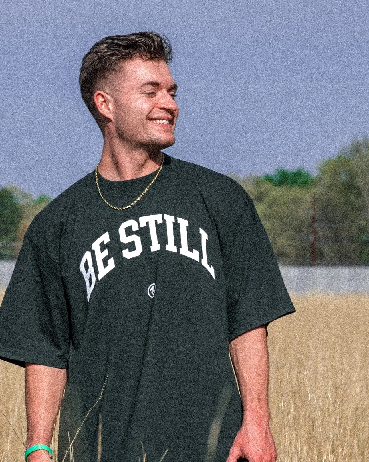 BE STILL University Style Heavy Tee