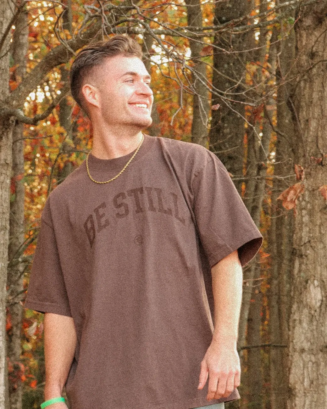 BE STILL University Style Heavy Tee