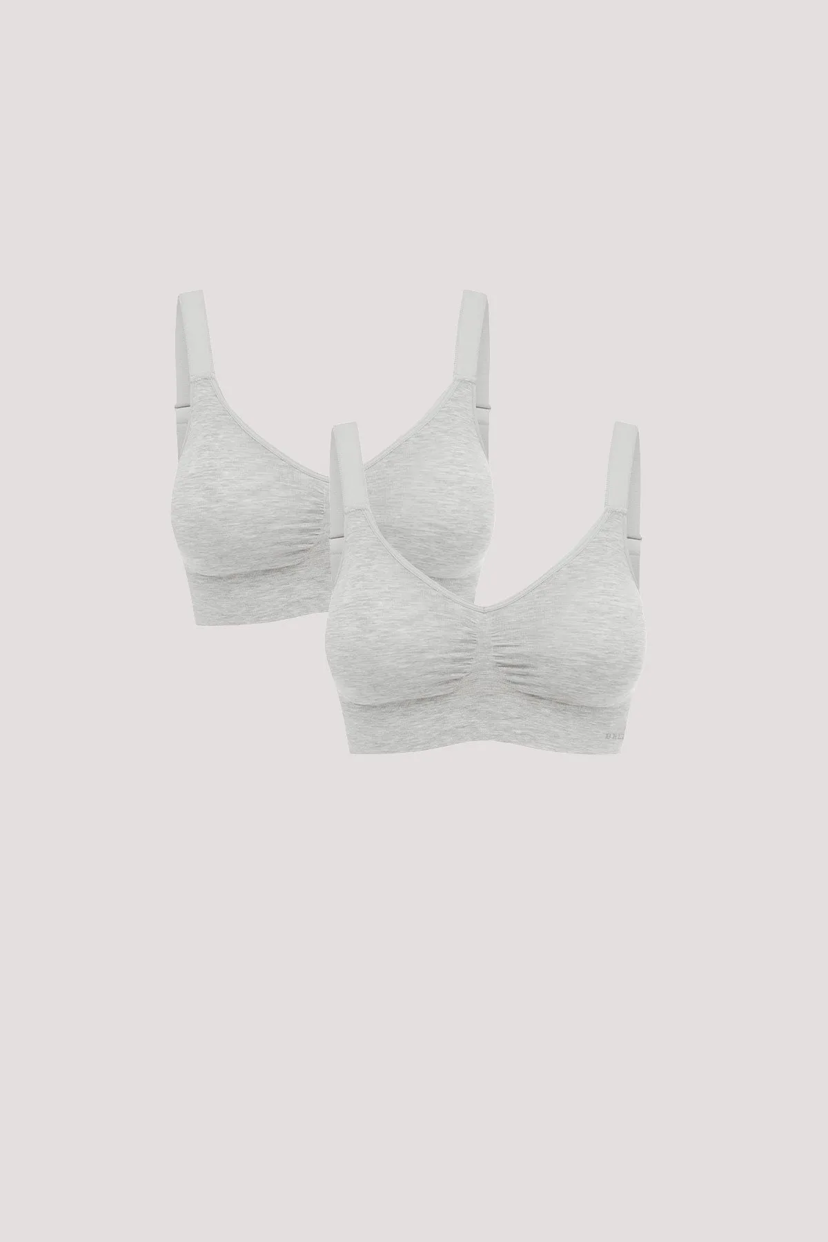 Bella Bamboo Ultimate Adjustable Crop Bra 2pk