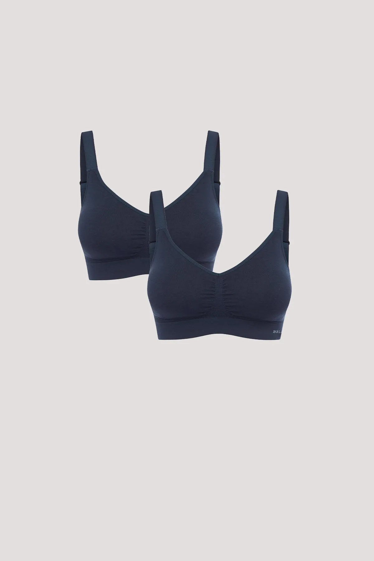 Bella Bamboo Ultimate Adjustable Crop Bra 2pk