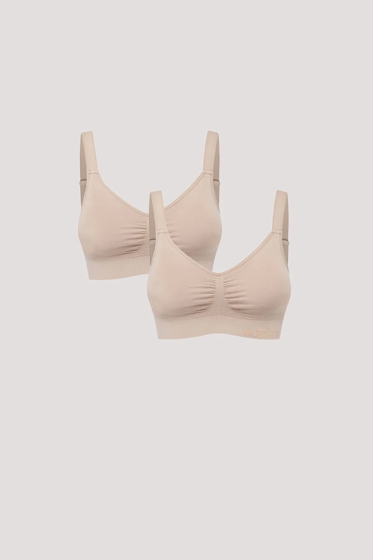 Bella Bamboo Ultimate Adjustable Crop Bra 2pk