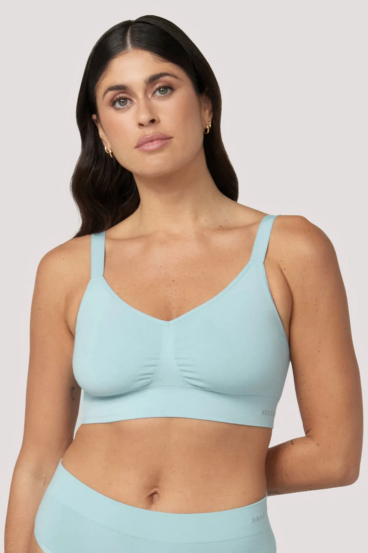 Bella Bamboo Ultimate Adjustable Crop Bra 2pk