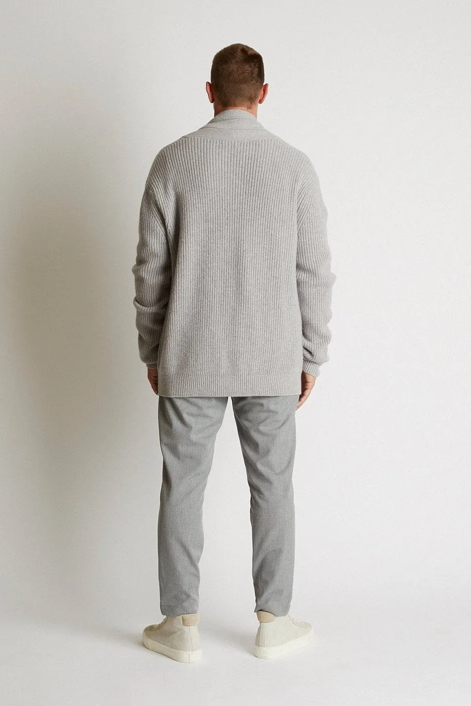   Beryll Paolo Cashmere Cardigan | Pebble Gray