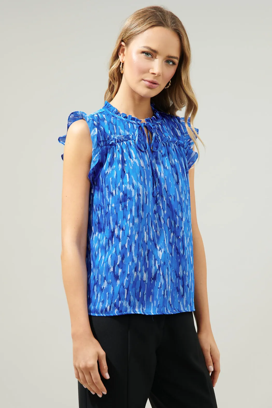 Bonita Falls Emile Ruffle Blouse