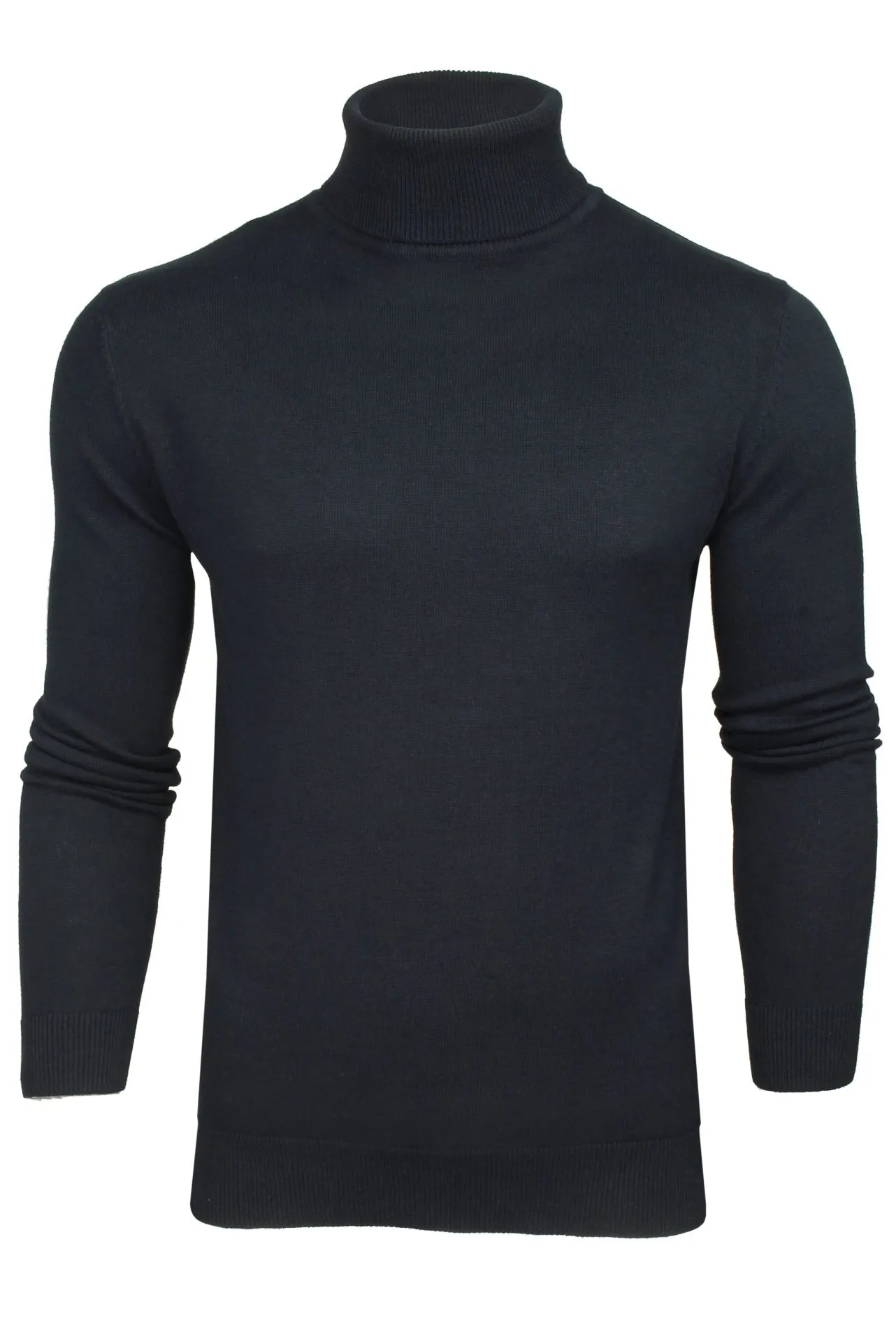 Brave Soul Mens Polo Roll Neck Jumper Hume