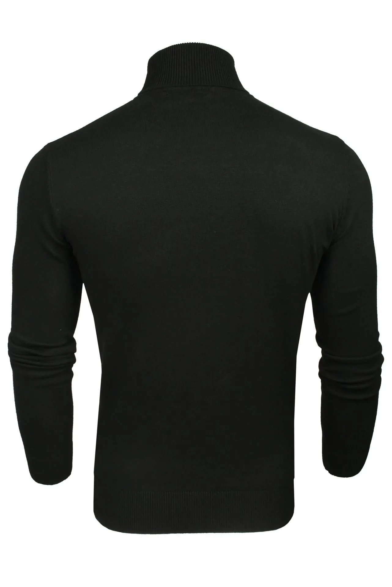 Brave Soul Mens Polo Roll Neck Jumper Hume