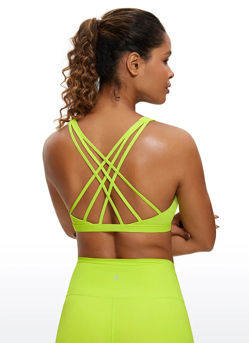 Brushed Nakedfeel Bra Criss Cross Back