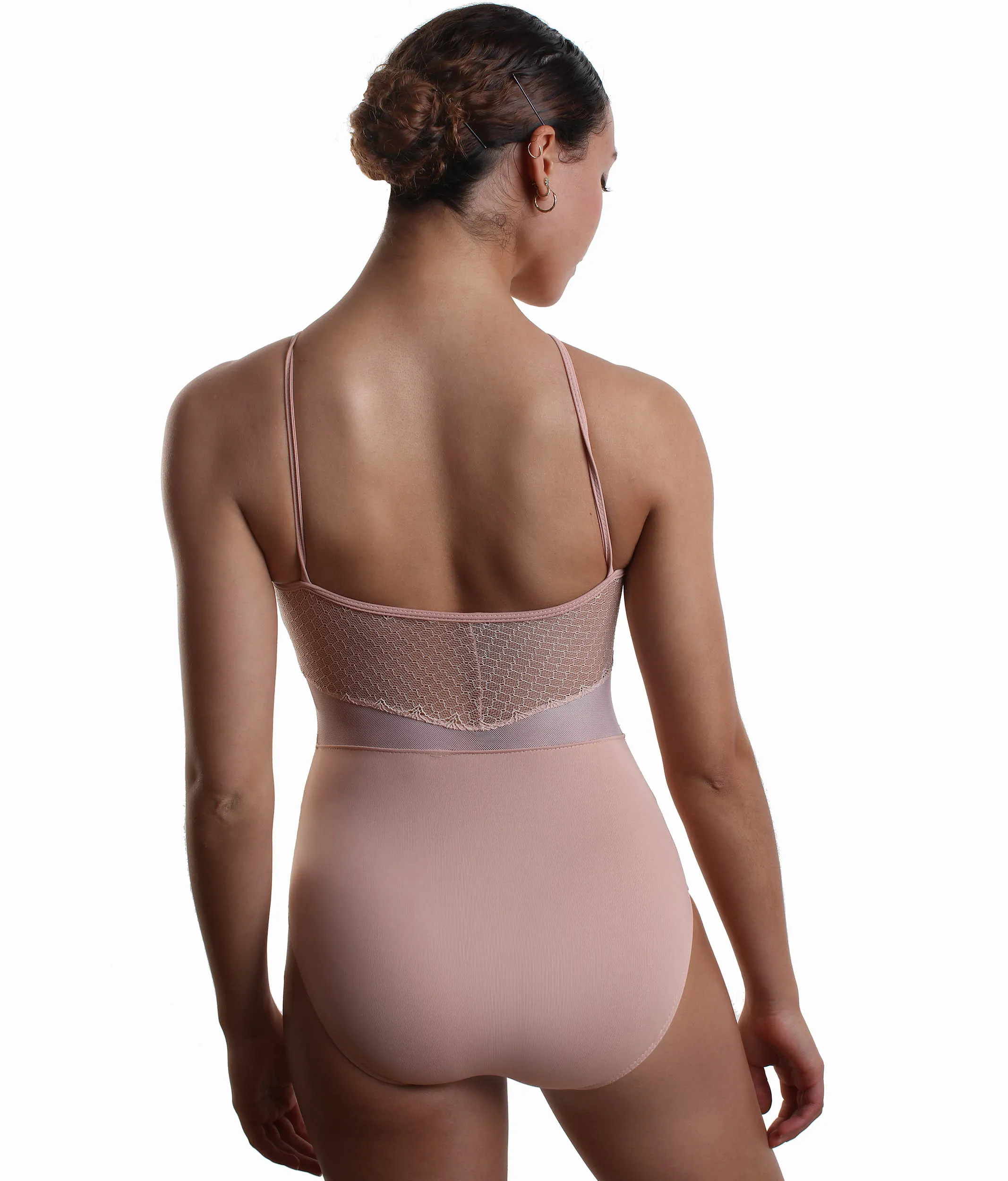 Camisole Dance Leotard, Delicate Lace Panels - SD2124