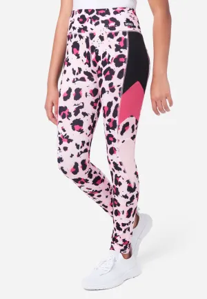 Collection X by Justice Cheetah Side Piecing Legging