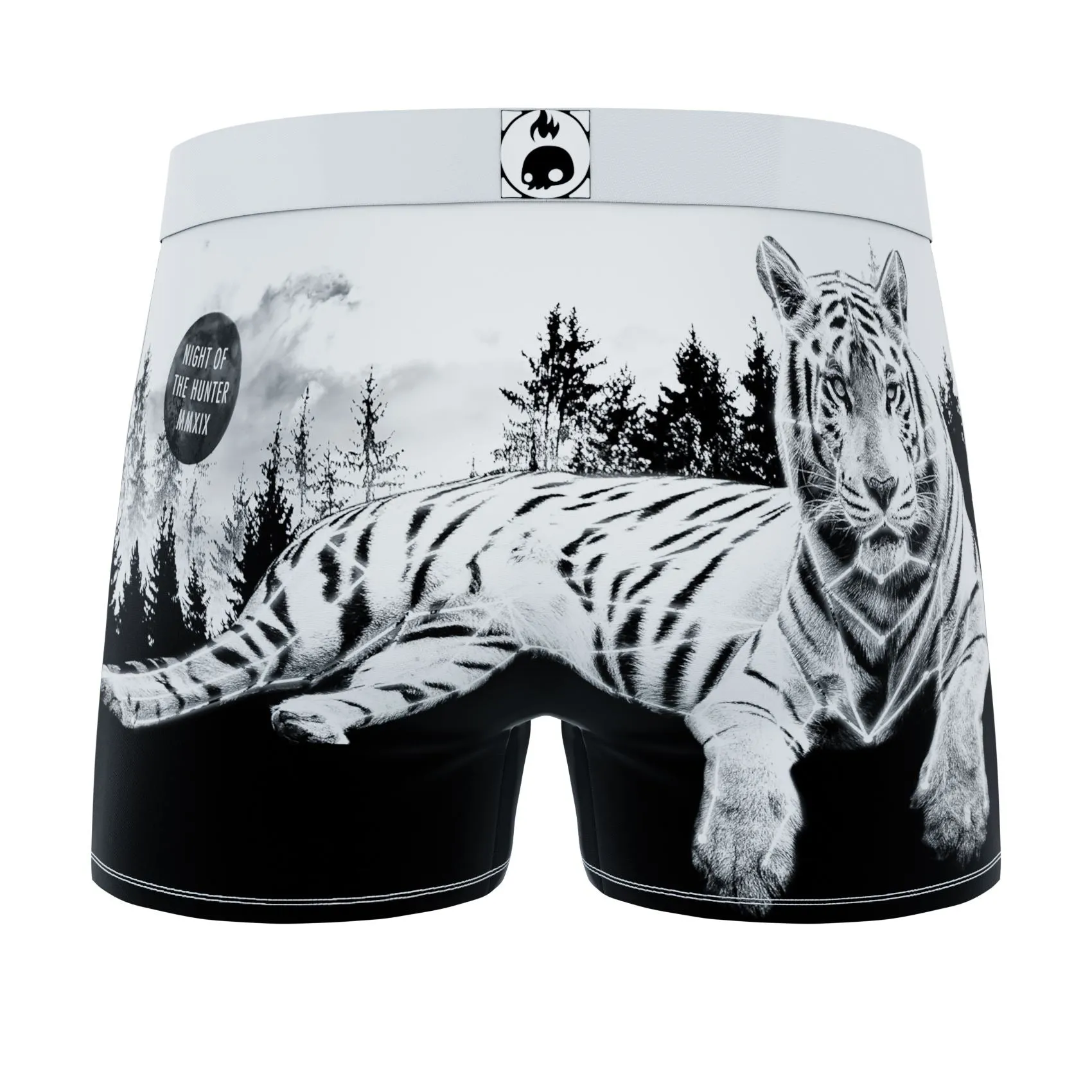 CRAZYBOXER Animal Tiger Men's Boxer Briefs (3 pack)