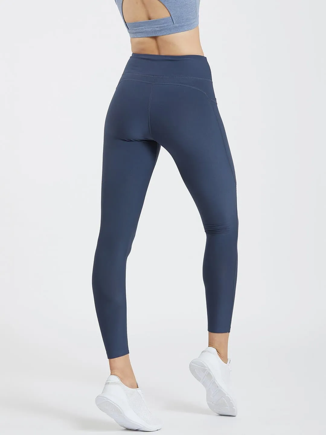 Creeluxe Ultimate Pacific Blue Full Length Pocket Leggings