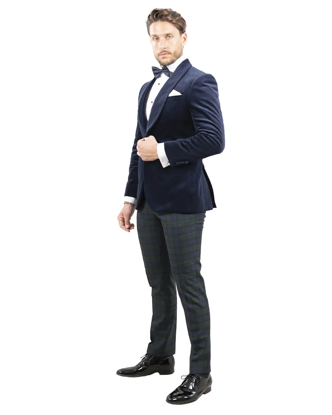 Evening Jacket Velvet Navy