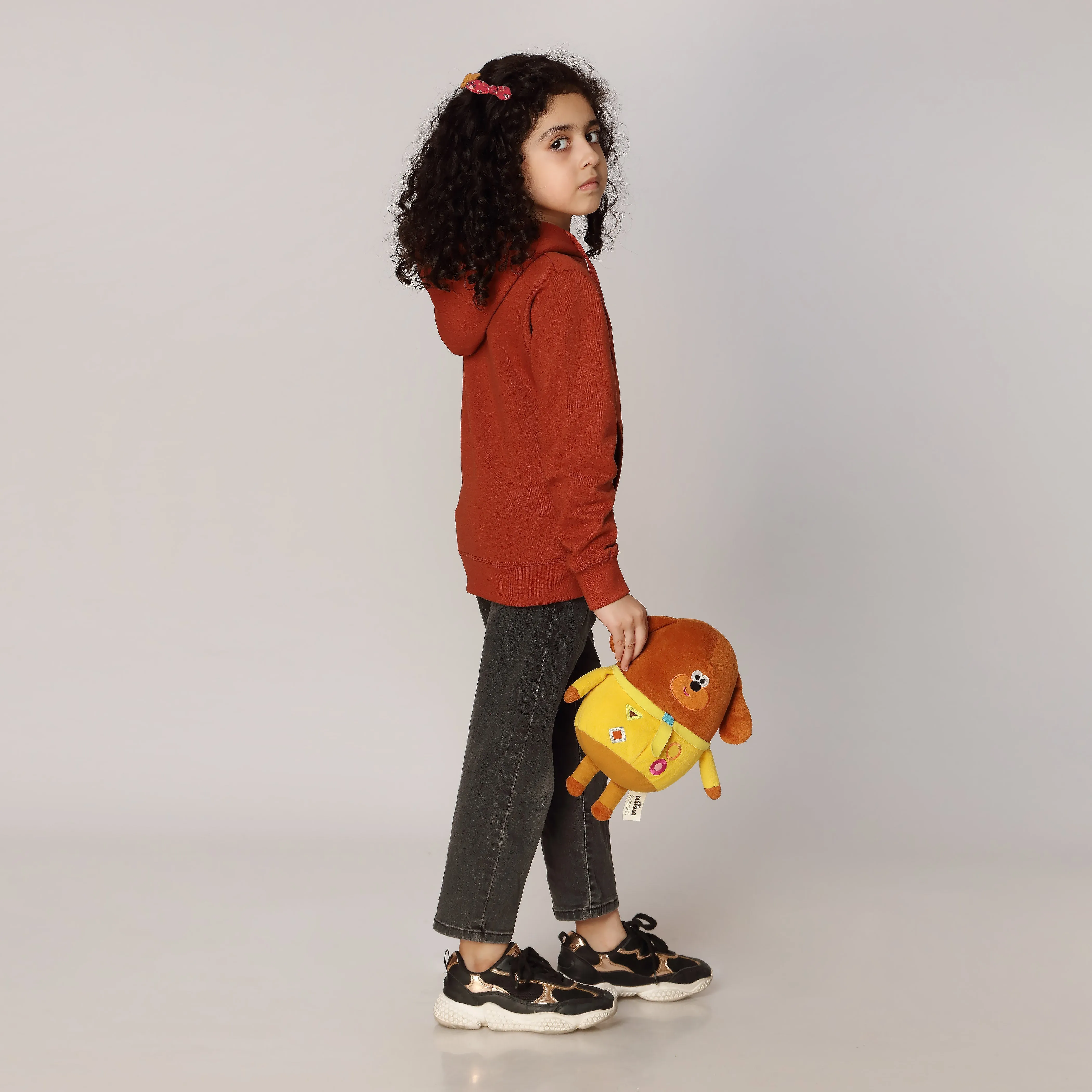 Girls Rust Fleece Puller Hoodie PW2865