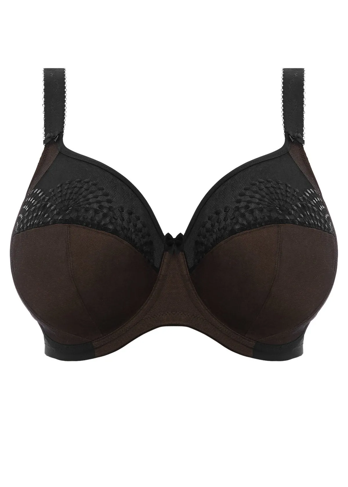 Goddess Sarah Banded Bra, Black