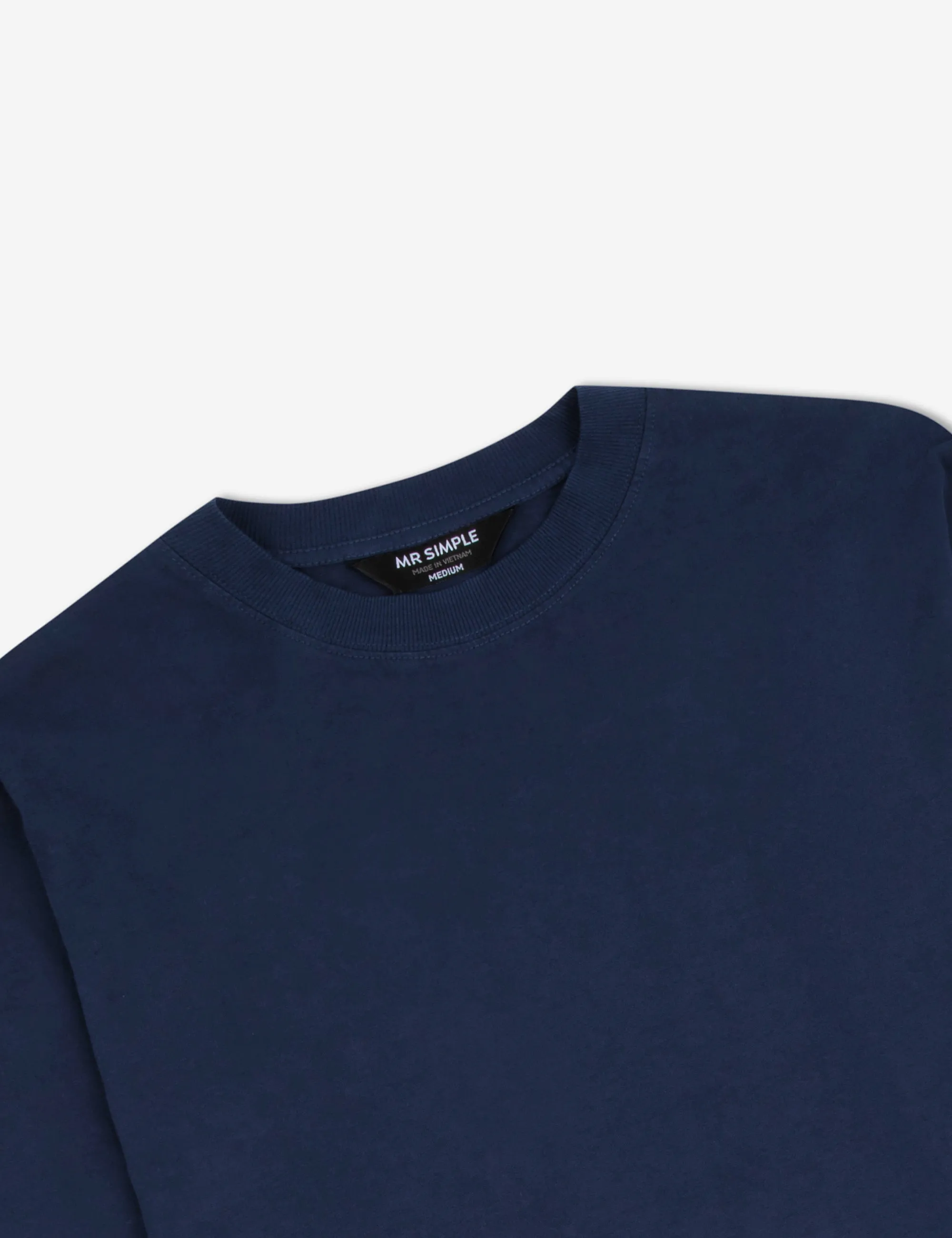 Heavy Weight Longsleeve Tee - Navy