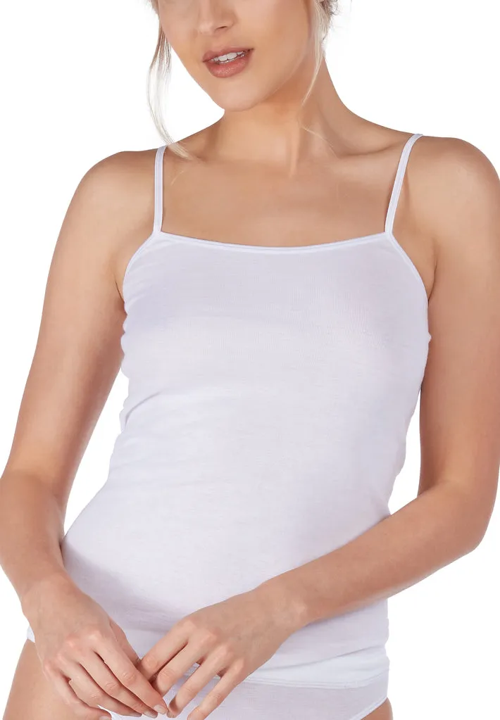 HUBER hautnah - Cotton Fine Rib - Camisole - Sale