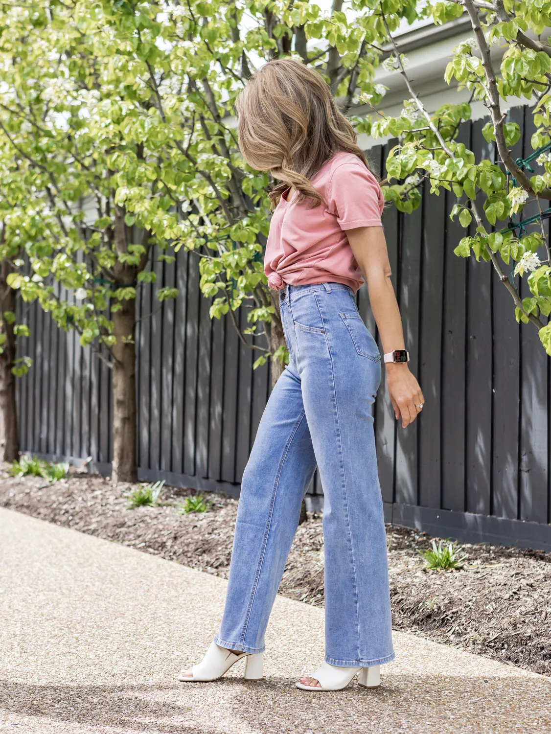 Hudson Wide Leg - Light Denim