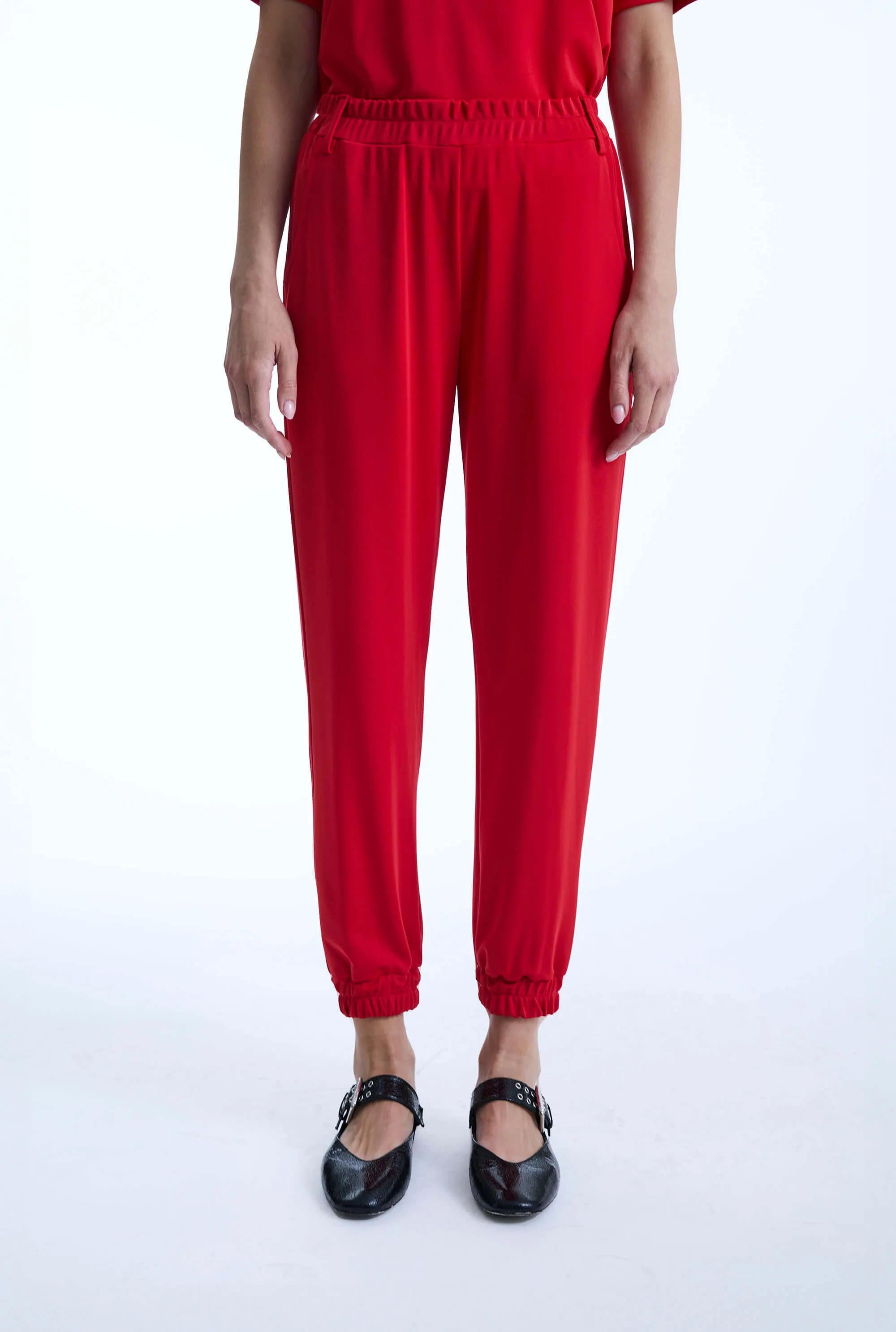 Jersey Red Trousers