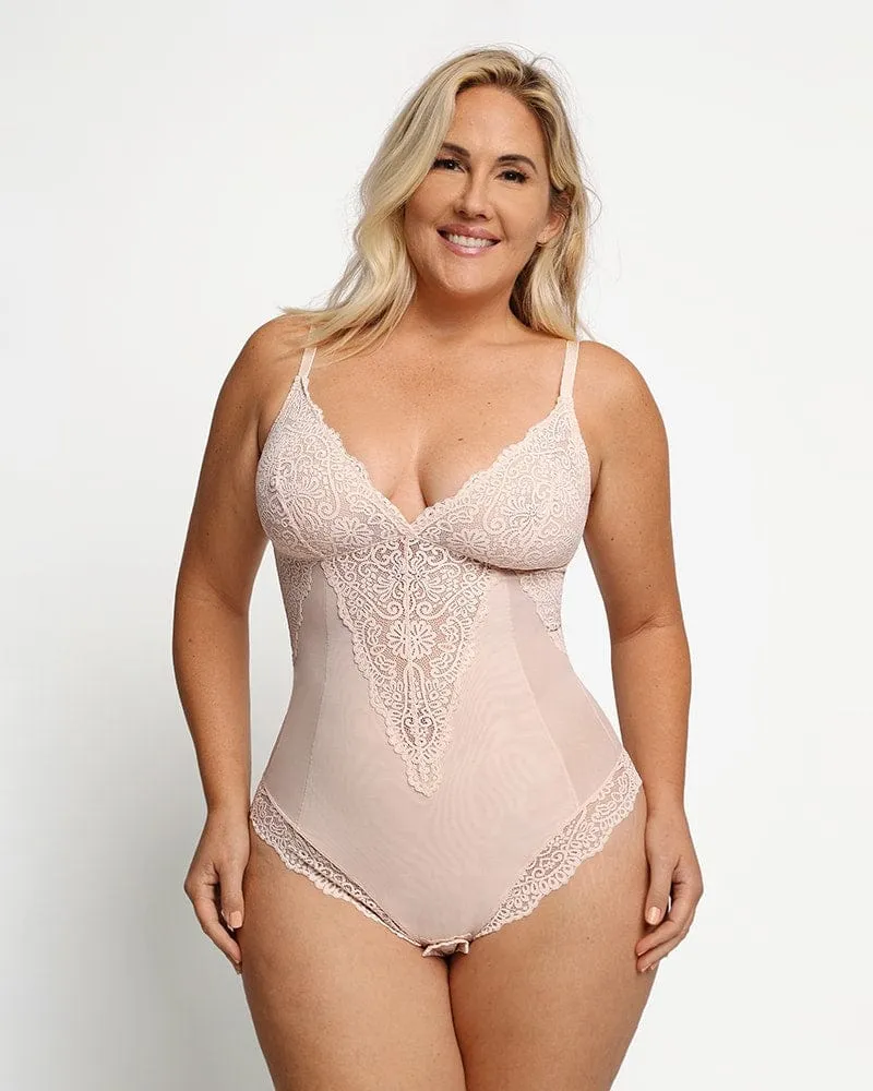 LacyDaisy Mesh Lace Lingerie Bodysuit