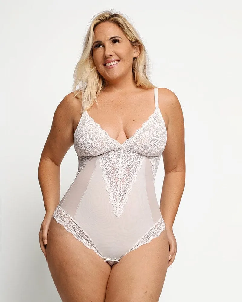 LacyDaisy Mesh Lace Lingerie Bodysuit