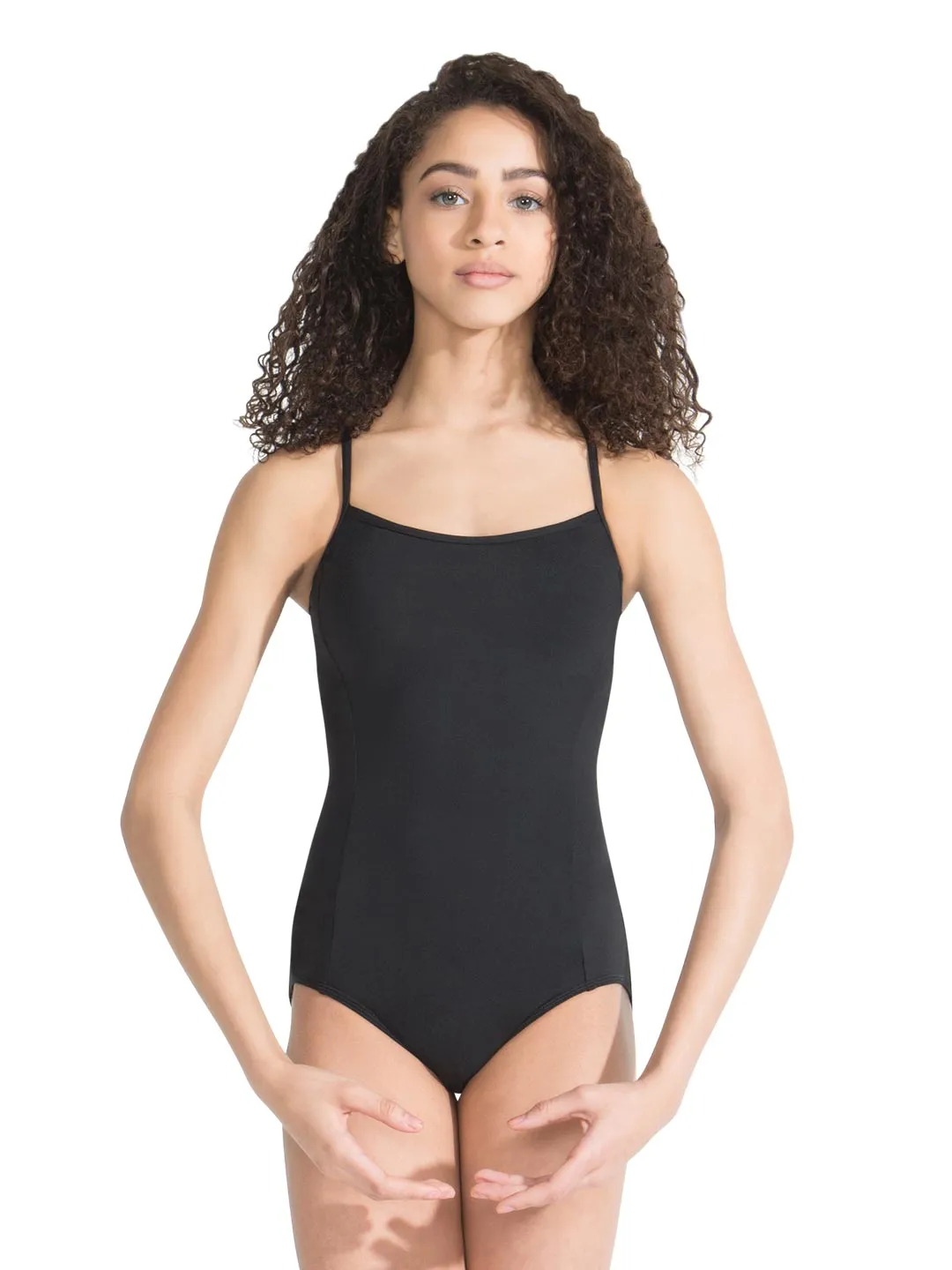 Ladies Meryl Strappy Black Leotard MC833W