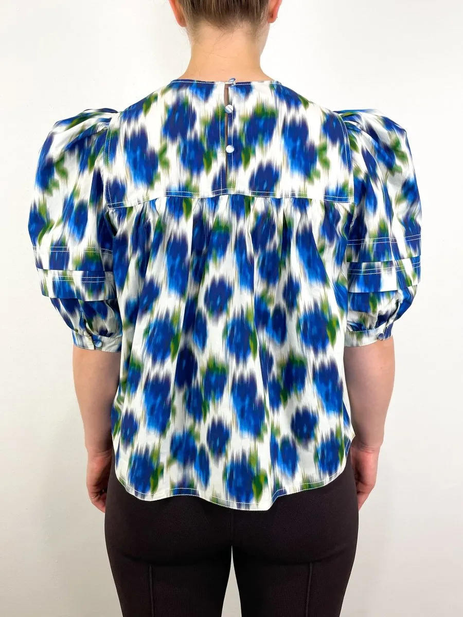 Lydia Top in Ikat Rose