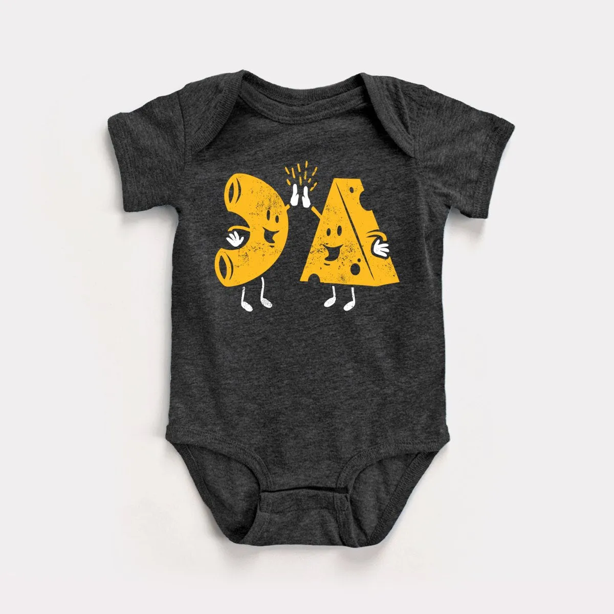 Mac And Cheese High Five Baby Bodysuit