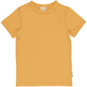 Maxomorra Yellow Organic Cotton Short Sleeved Top