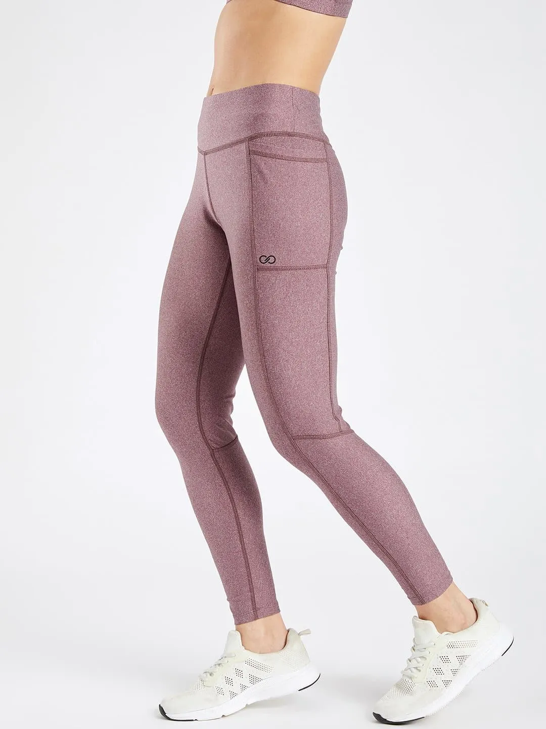 Maxtreme Pace Mellow Rose Full Length Pocket Leggings