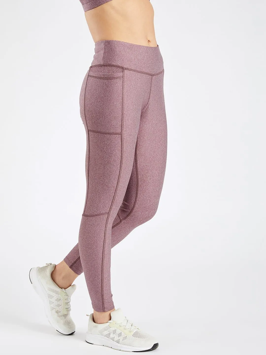 Maxtreme Pace Mellow Rose Full Length Pocket Leggings