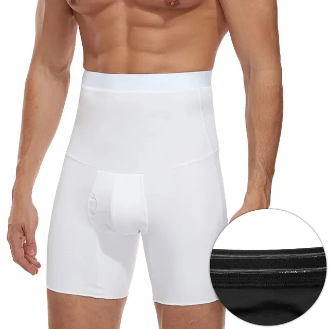 Men's Body Shaper Compression Shorts: Tummy Control Slimming Shapewear