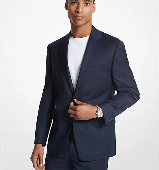 Michael Kors Kaplan Wool Blend Jacket, Navy