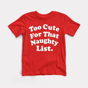 Naughty List Toddler Tee