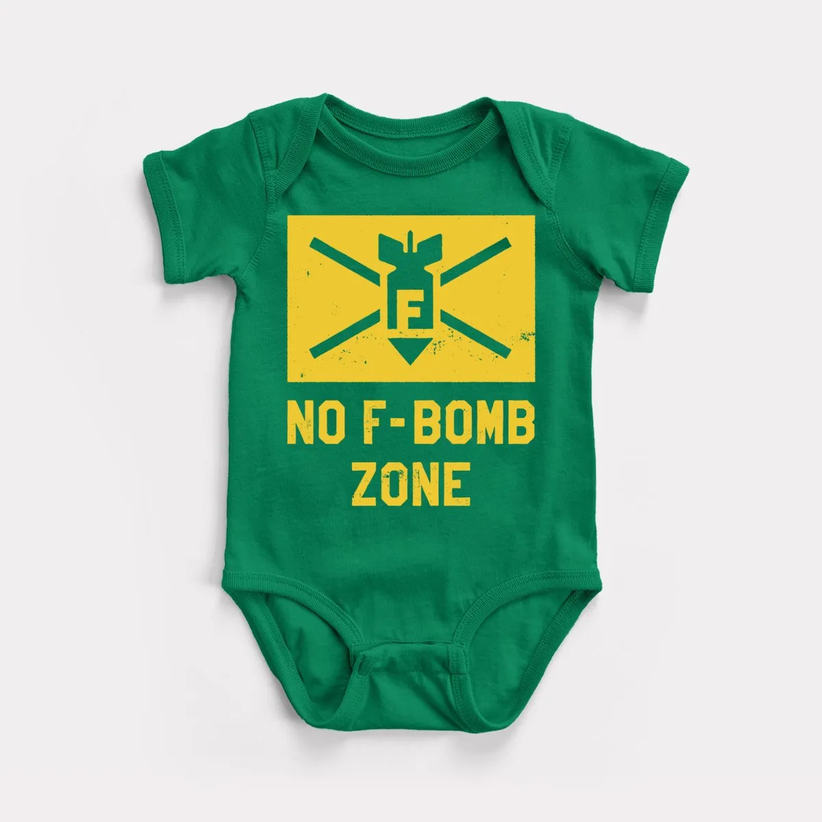 No F-Bomb Zone Baby Bodysuit