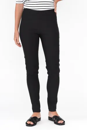 Olympia Black Straight Pants