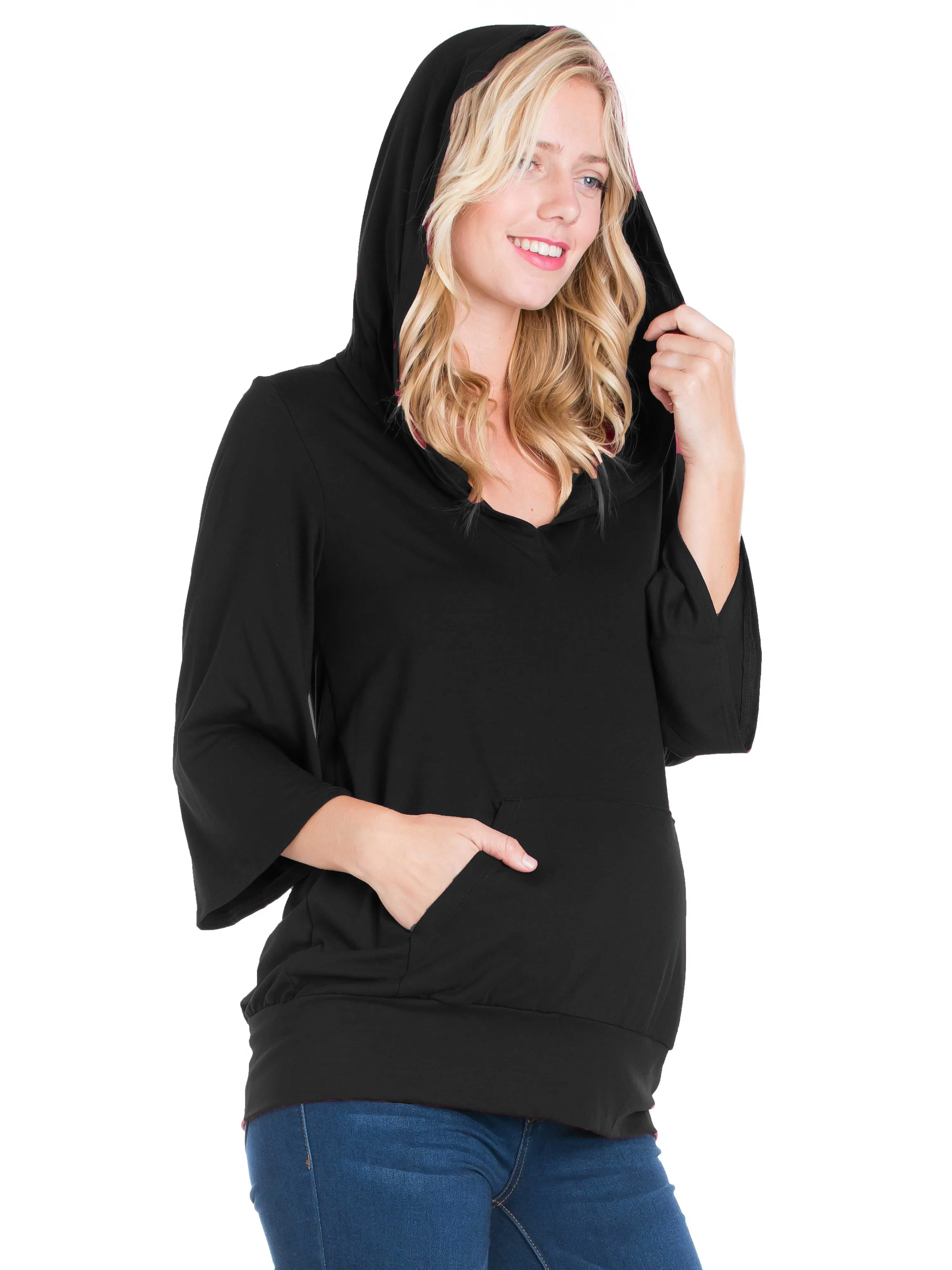 Oversized Maternity Fashion Hoodie Top