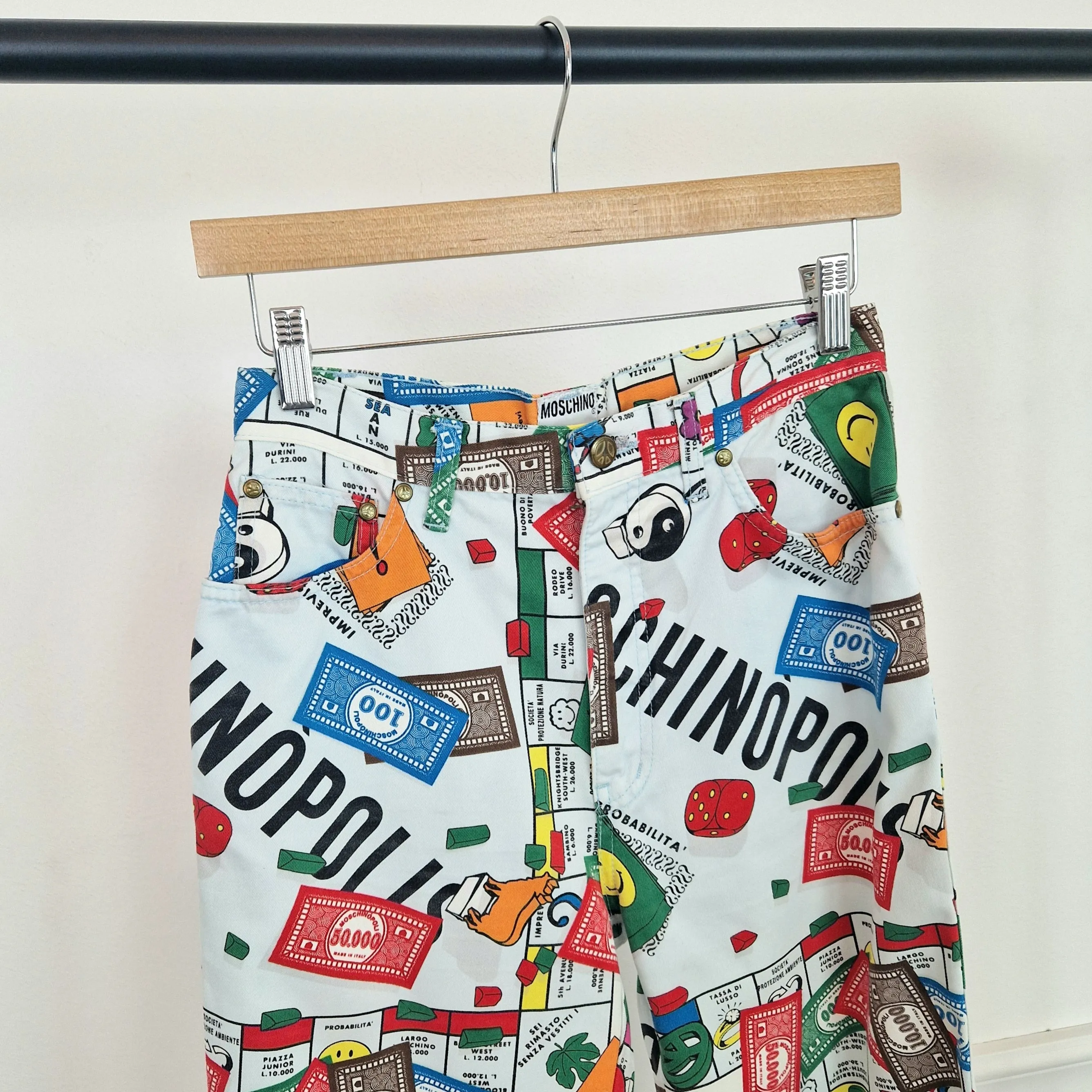 Pantaloni Moschino jeans vintage "Moschinopoli"