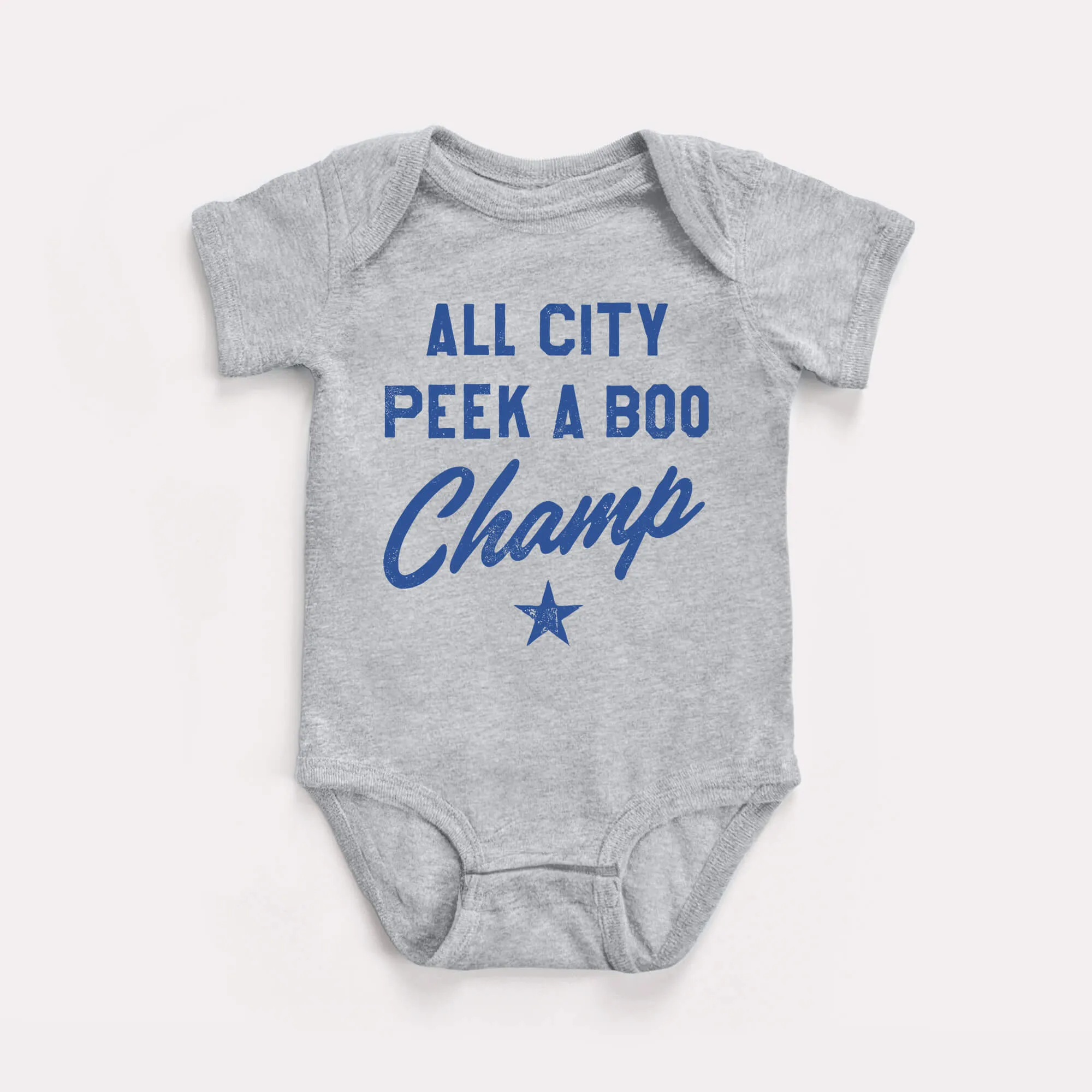 Peek A Boo Champ Baby Bodysuit