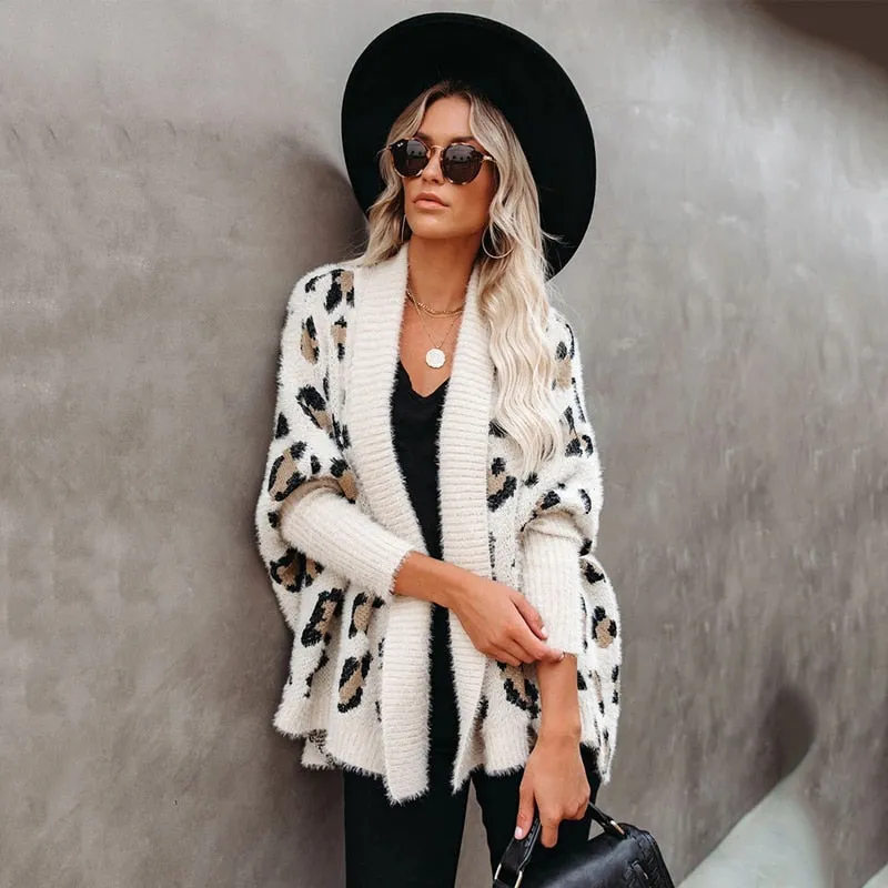 Perfection Leopard Knit Cardigan