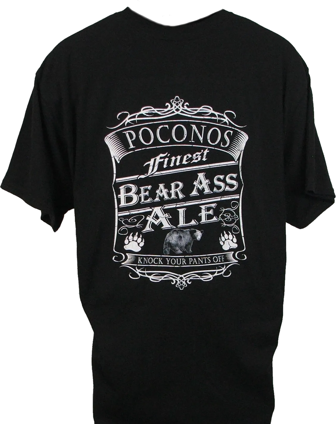 Pocono Mountains Bear Ass Ale Crewneck Tee