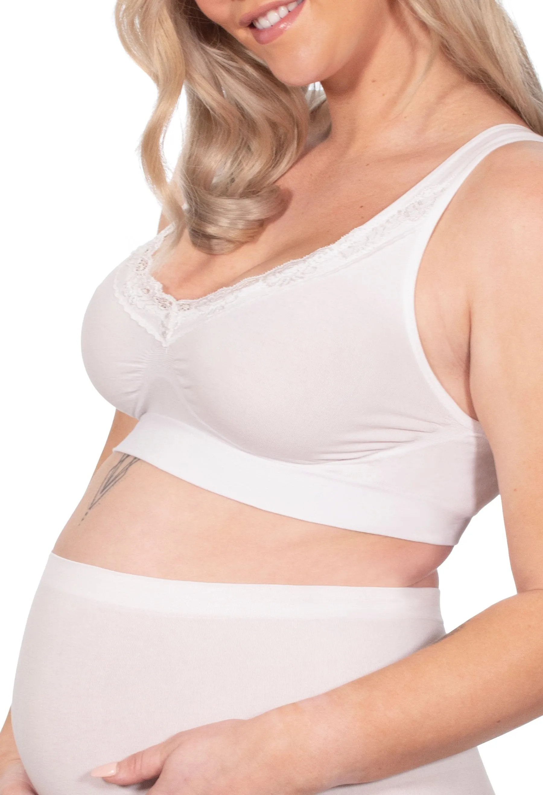 Pregnancy Cotton Rich Pull On Sleep Bra